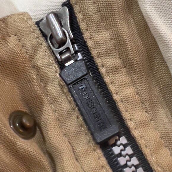 Vintage Descente International Collection Tan Full Zip Jacket - Men's Size Large - Picture 6 of 12